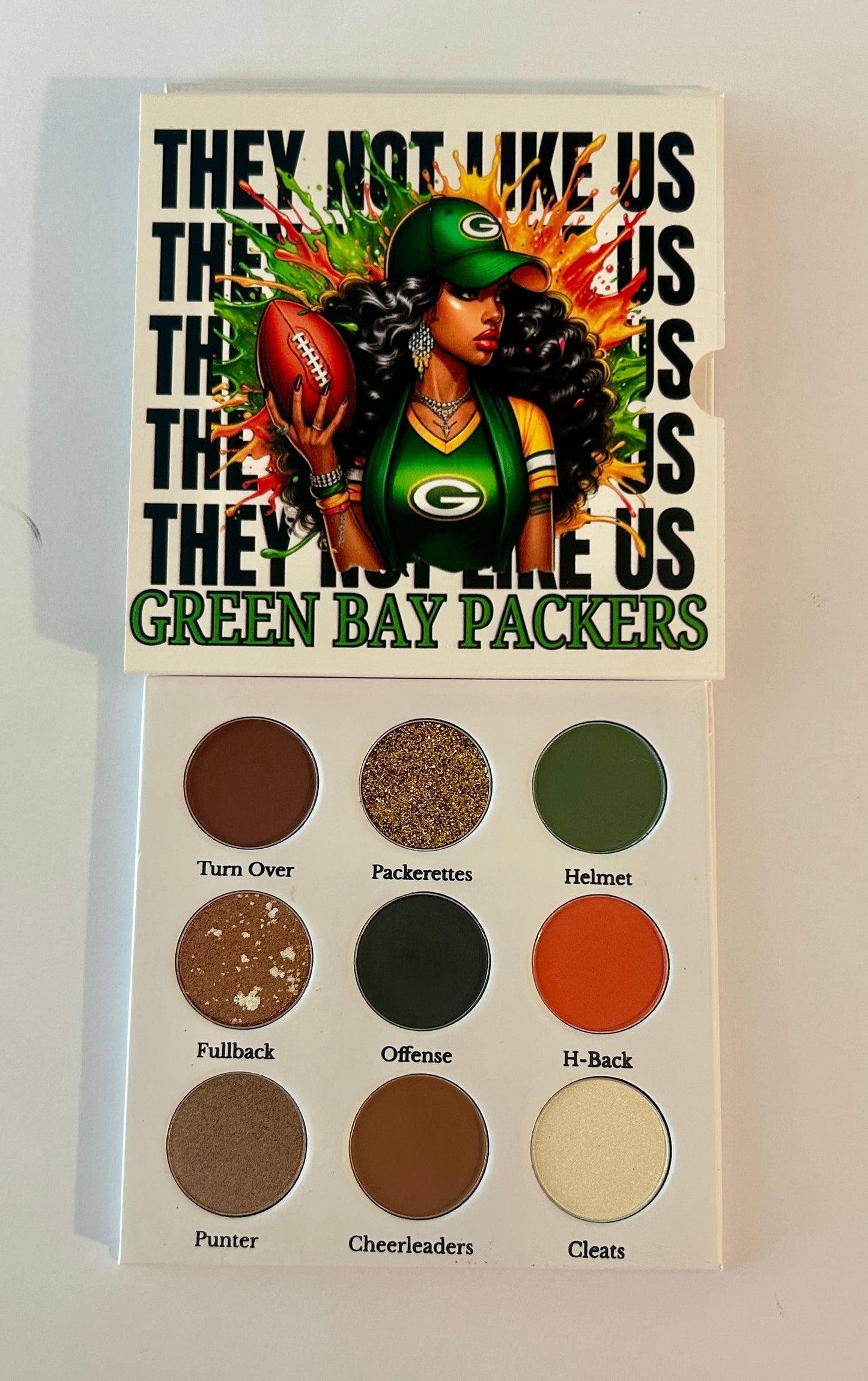 Green Bay Packers Eyeshadow Palette