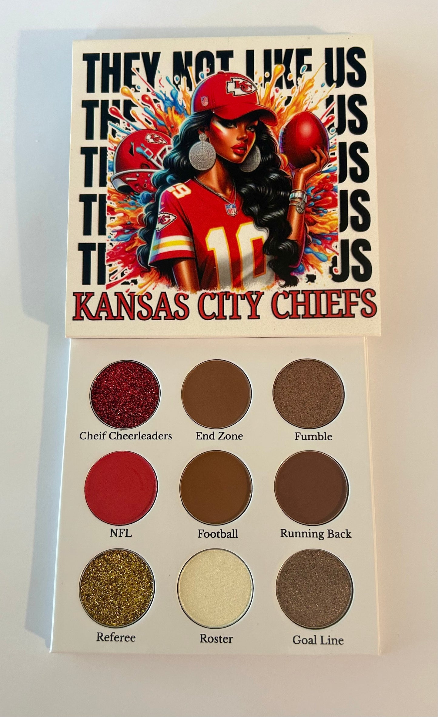 Kansas City Chiefs Eyeshadow Palette