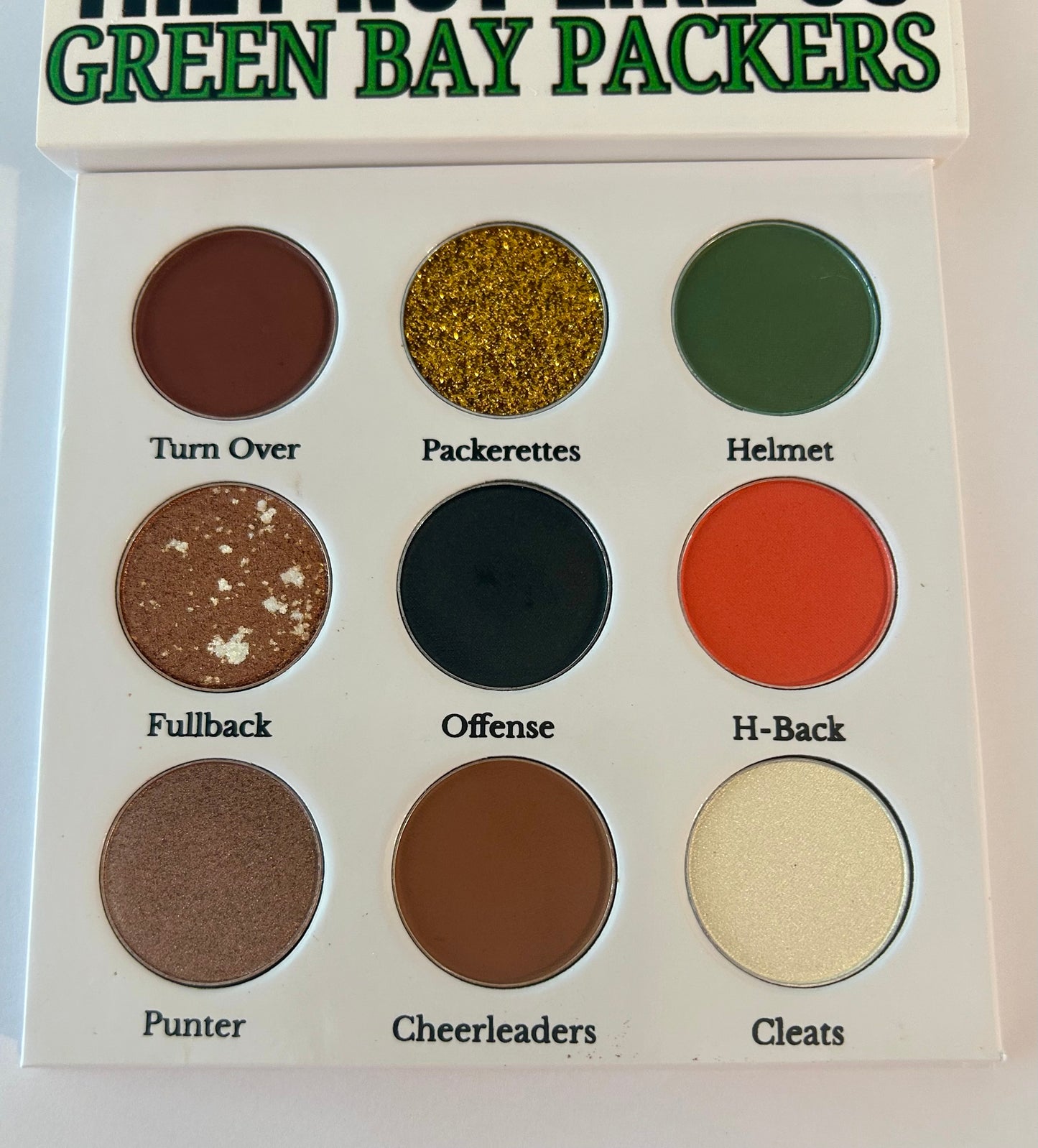 Green Bay Packers Eyeshadow Palette