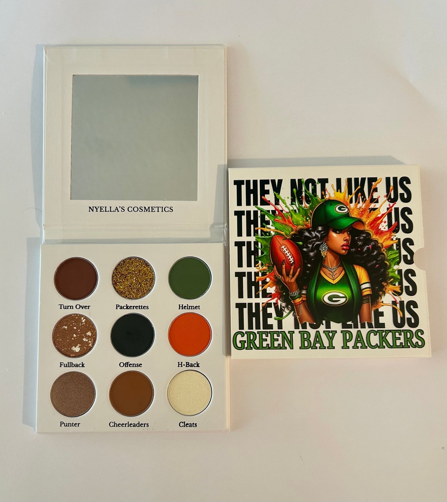 Green Bay Packers Eyeshadow Palette